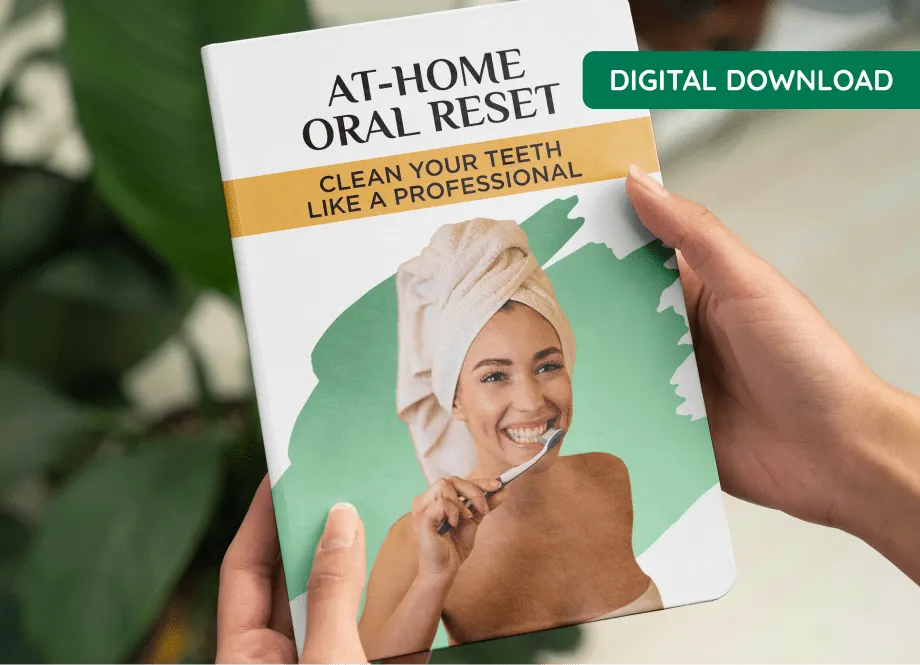 ProDentim Bonus #3 At-Home Oral Reset digital bonus guide cover